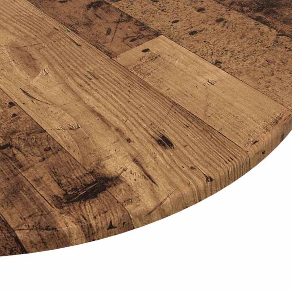 Tischplatte Altholz 70 x 70 x 1.5 cm Holzwerkstoff