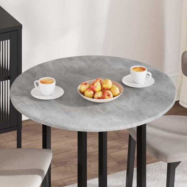 Tischplatte Betongrau 80 x 80 x 1.5 cm Holzwerkstoff