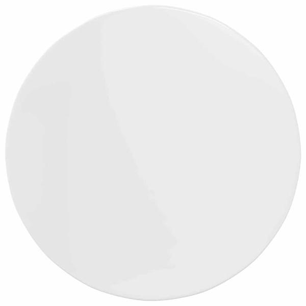 Tischplatte Hochglanz-Weiß 80 x 80 x 1.5 cm Holzwerkstoff