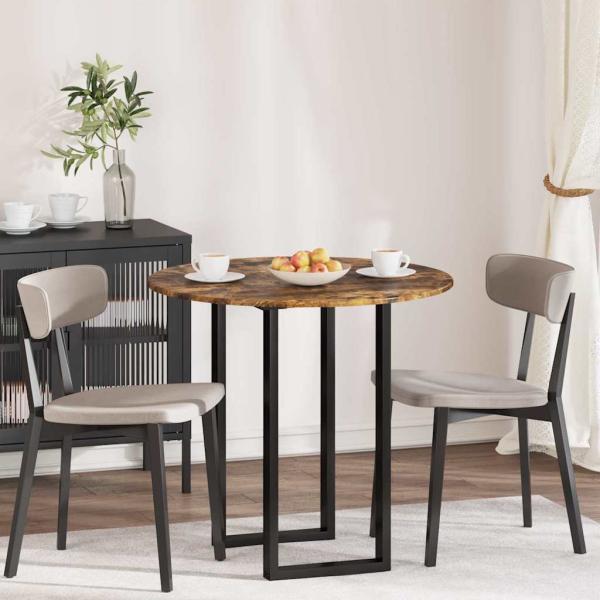 ARDEBO.de - Tischplatte Räuchereiche 80 x 80 x 1.5 cm Holzwerkstoff