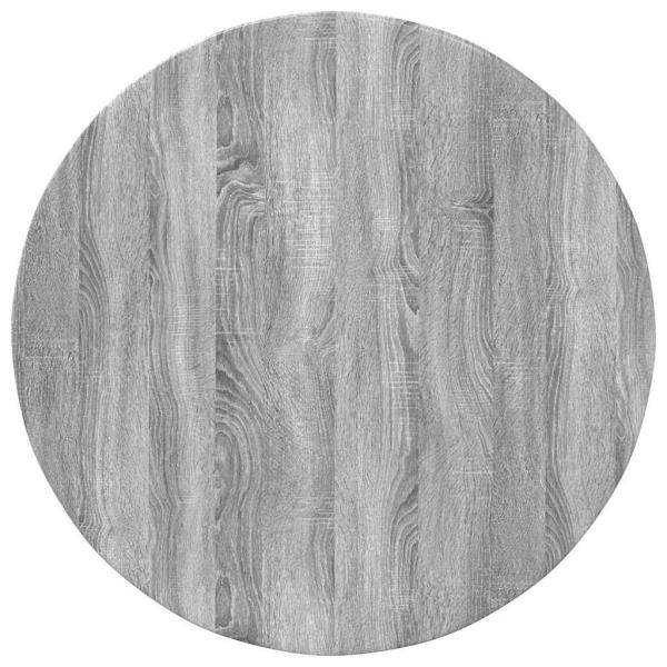 Tischplatte Grau Sonoma 80 x 80 x 1.5 cm Holzwerkstoff