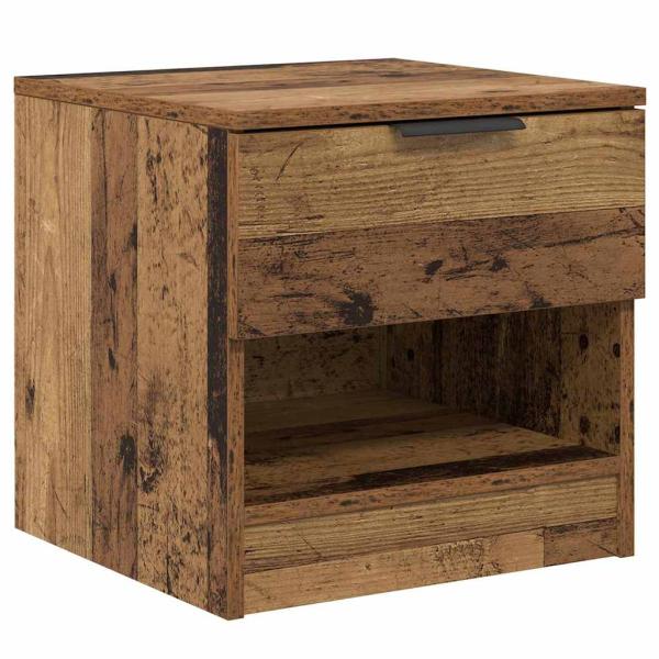 Bettschrank 2 pcs Altholz 40 x 39 x 40 cm Holzwerkstoff