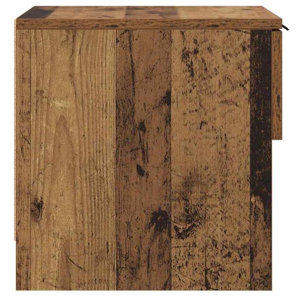 Bettschrank 2 pcs Altholz 40 x 39 x 40 cm Holzwerkstoff