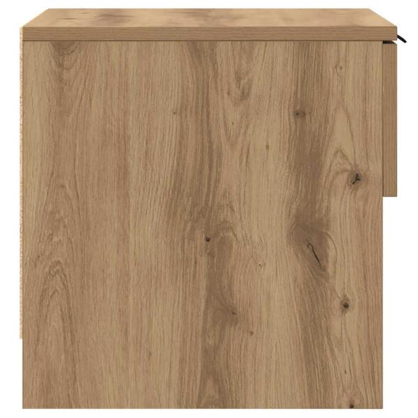 Bettschrank 2 pcs Eiche handwerklich 40 x 39 x 40 cm