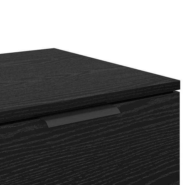 Bettschrank 2 pcs Schwarze Eiche 40 x 39 x 40 cm Holzwerkstoff