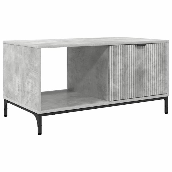 Couchtisch Betongrau 90 x 49 x 46 cm Holzwerkstoff