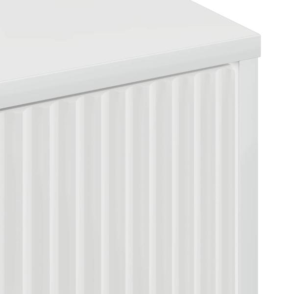 Couchtisch Hochglanz-Weiß 90 x 49 x 46 cm Holzwerkstoff