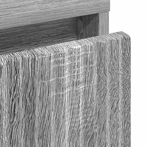 Nachttisch Grau Sonoma 63,5 x 36 x 61 cm Holzwerkstoff