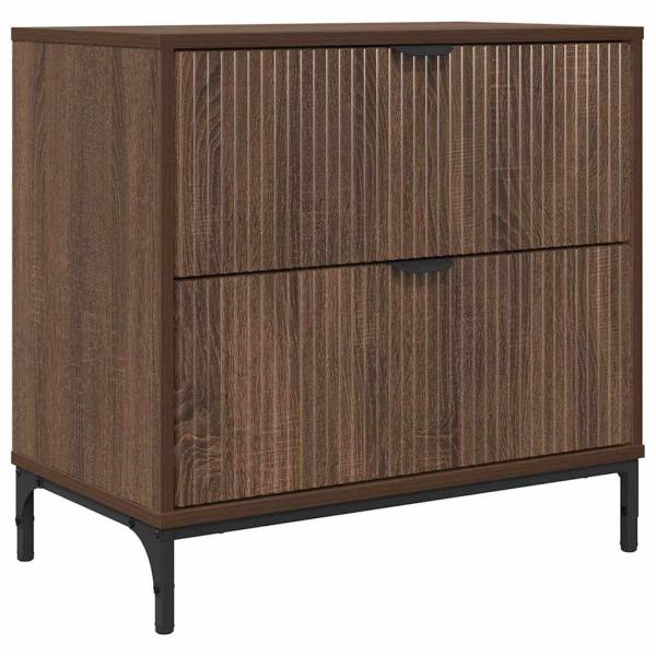 Nachttisch Braune Eiche 63,5 x 36 x 61 cm Holzwerkstoff