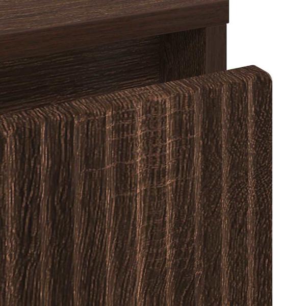 Nachttisch Braune Eiche 63,5 x 36 x 61 cm Holzwerkstoff