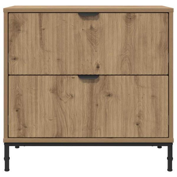Nachttisch Eiche handwerklich 63,5 x 36 x 61 cm Holzwerkstoff