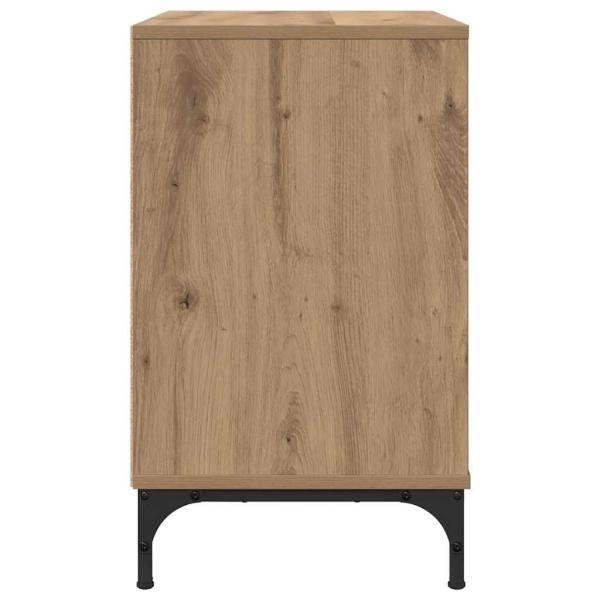 Nachttisch Eiche handwerklich 63,5 x 36 x 61 cm Holzwerkstoff