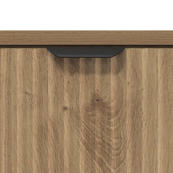 Nachttisch Eiche handwerklich 63,5 x 36 x 61 cm Holzwerkstoff