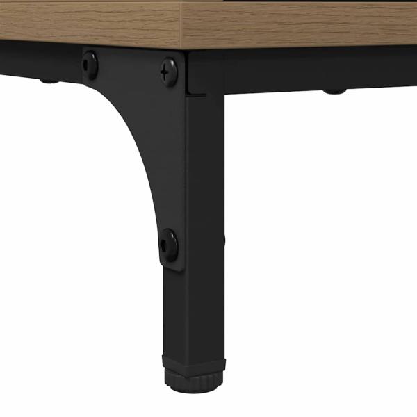 Nachttisch Eiche handwerklich 63,5 x 36 x 61 cm Holzwerkstoff