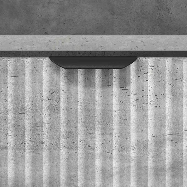 Nachttisch Betongrau 49 x 36 x 61 cm Holzwerkstoff