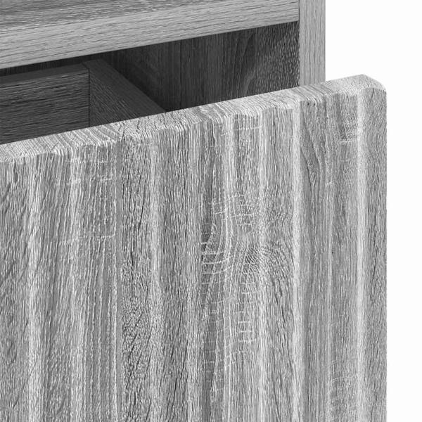 Nachttisch Grau Sonoma 49 x 36 x 61 cm Holzwerkstoff