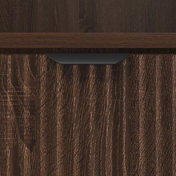 Nachttische 2 pcs Braune Eiche 49 x 36 x 61 cm Holzwerkstoff