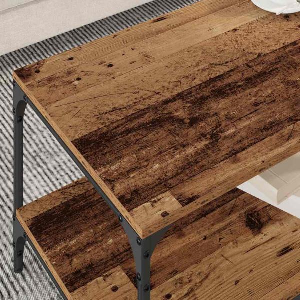 Couchtisch Altholz 80 x 50 x 40 cm Holzwerkstoff