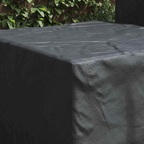 Schutzhülle für Gartenmöbel Schwarz 60 x 60 x 45 cm 210D Stoff