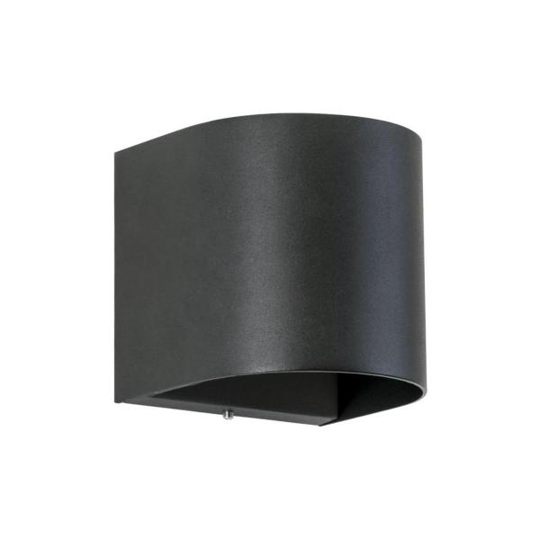 ARDEBO.de Brumberg LED-Wandanbauleuchte IP54, 10W, 800lm, 3000K, schwarz (60026183)