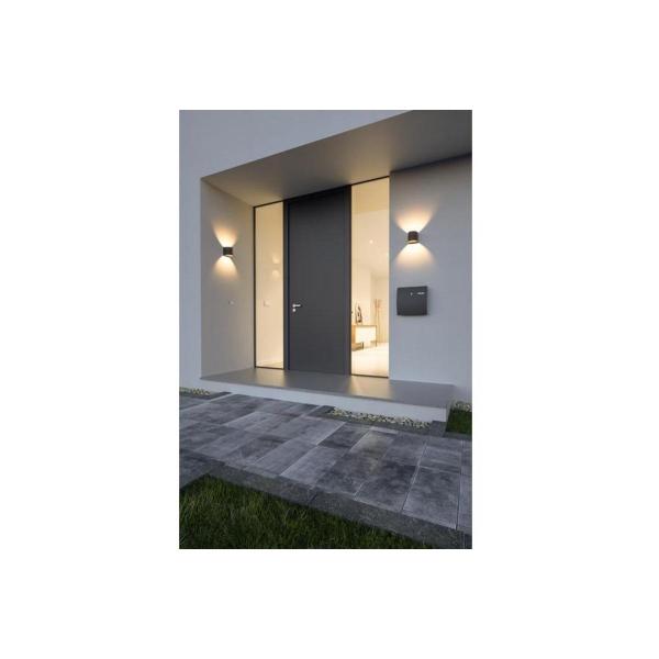 Brumberg LED-Wandanbauleuchte IP54, 10W, 800lm, 3000K, schwarz (60026183)