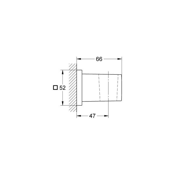 GROHE Euphoria Cube Handbrausehalter, chrom (27693000)