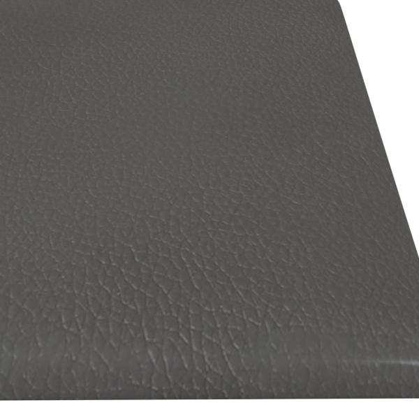 Wandpaneele 12 Stk. Grau 60x15 cm Kunstleder 1,08 m²