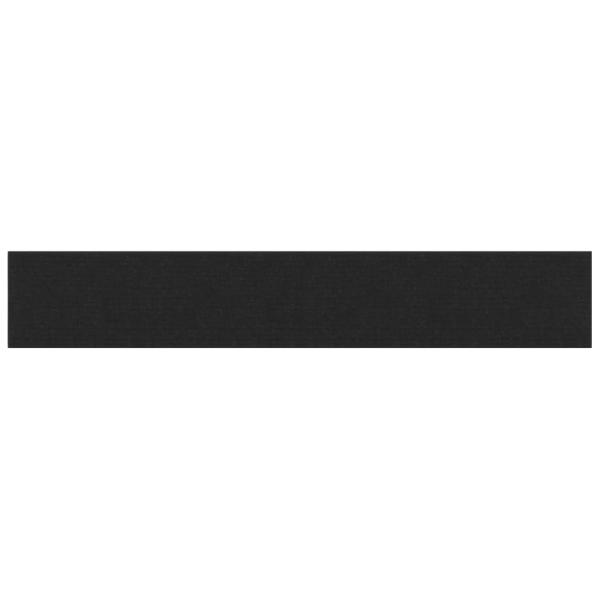 Wandpaneele 12 Stk. Schwarz 90x15 cm Stoff 1,62 m²