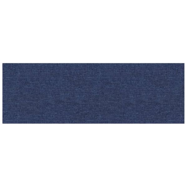 Wandpaneele 12 Stk. Blau 90x30 cm Stoff 3,24 m²