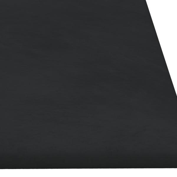 Wandpaneele 12 Stk. Schwarz 90x30 cm Samt 3,24 m²