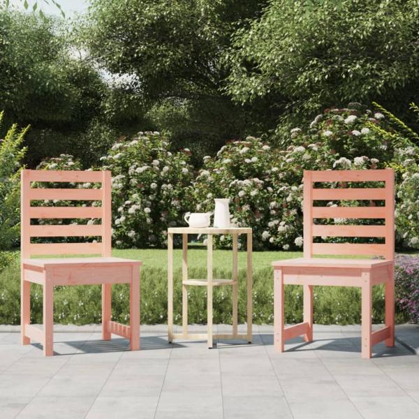ARDEBO.de - Gartenstühle 2 Stk. 50x48x91,5 cm Massivholz Douglasie