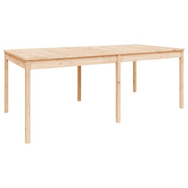 Gartentisch 203,5x100x76 cm Massivholz Kiefer