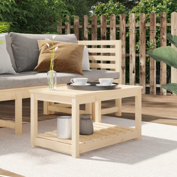 ARDEBO.de - Gartentisch 82,5x50,5x45 cm Massivholz Kiefer
