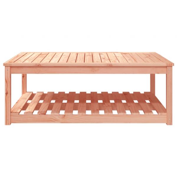 Gartentisch 121x82,5x45 cm Massivholz Douglasie