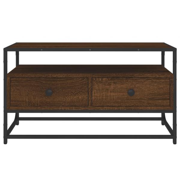 TV-Schrank Braun Eichen-Optik 80x35x45 cm Holzwerkstoff