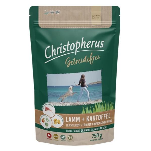 ARDEBO.de Christopherus Getreidefrei Erwachsener Hund Leichte Kost Lamm & Kartoffel 750g