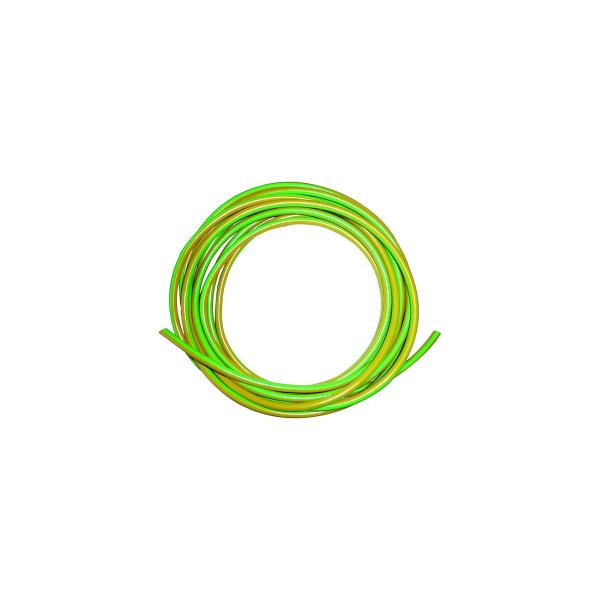ARDEBO.de PROTEC.class PVDBGG510 Verdrahtungsbrücke, 5m, 10mm², gelb-grün