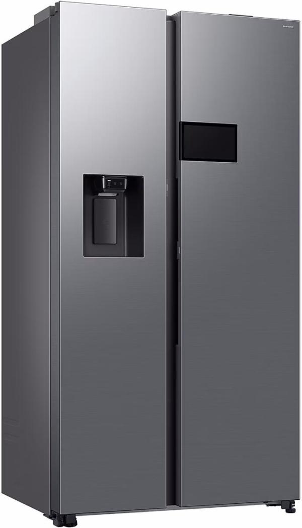 Samsung RS90F64EDTEF Stand Side-by-Side Kombination, 91,2 cm breit, 621 L, NoFrost+, Eis- und Wasserspender, Festwasseranschluss, Edelstahloptik