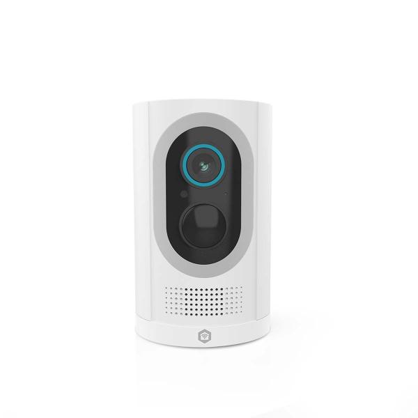 SmartLife Außenkamera | Wi-Fi | Spotlight | 3MP Full HD 1296p | IP65 | Max. Batterie-Lebensdauer: 6 Monate | Cloud Storage (optional) / microSD (not enthalten) | 5 V DC | mit Bewegungssensor | Nachtsicht | Weiss