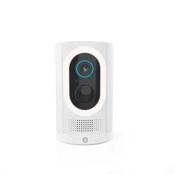 SmartLife Außenkamera | Wi-Fi | Spotlight | 3MP Full HD 1296p | IP65 | Max. Batterie-Lebensdauer: 6 Monate | Cloud Storage (optional) / microSD (not enthalten) | 5 V DC | mit Bewegungssensor | Nachtsicht | Weiss