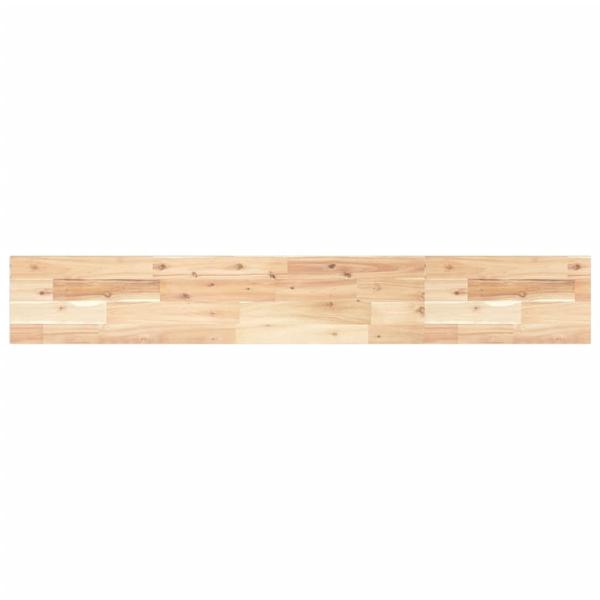 Schweberegal 120x20x2 cm Massivholz Akazie Unbehandelt