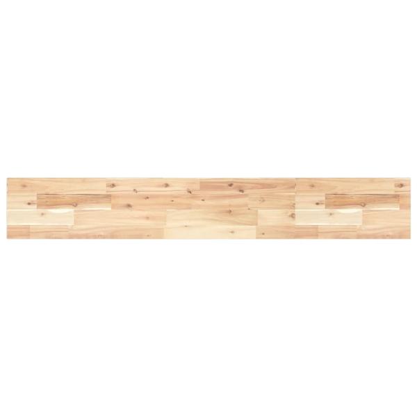 Schweberegale 4 Stk. 120x20x2 cm Massivholz Akazie Unbehandelt
