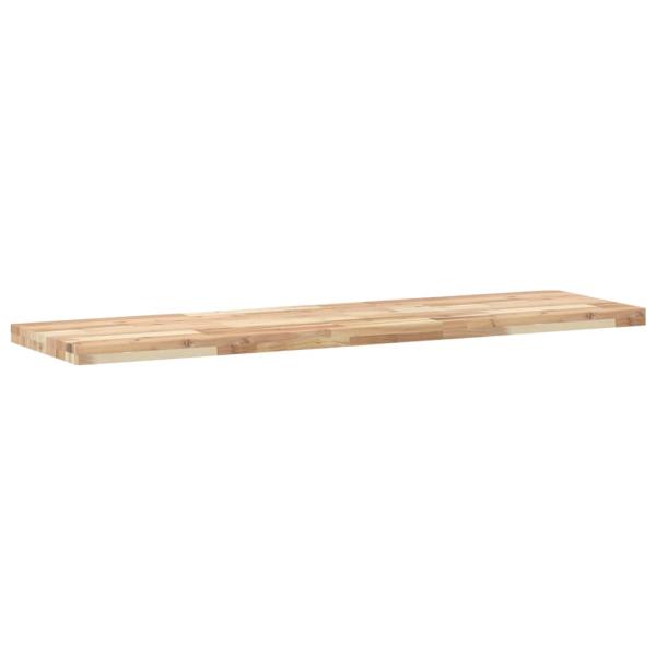 Schweberegale 4 Stk. 160x40x4 cm Massivholz Akazie Unbehandelt