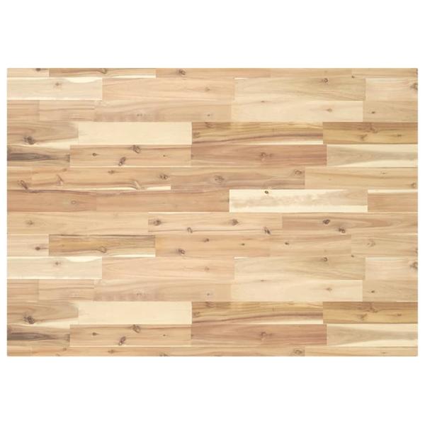 ARDEBO.de - Schreibtischplatte Unbehandelt 80x70x4 cm Massivholz Akazie