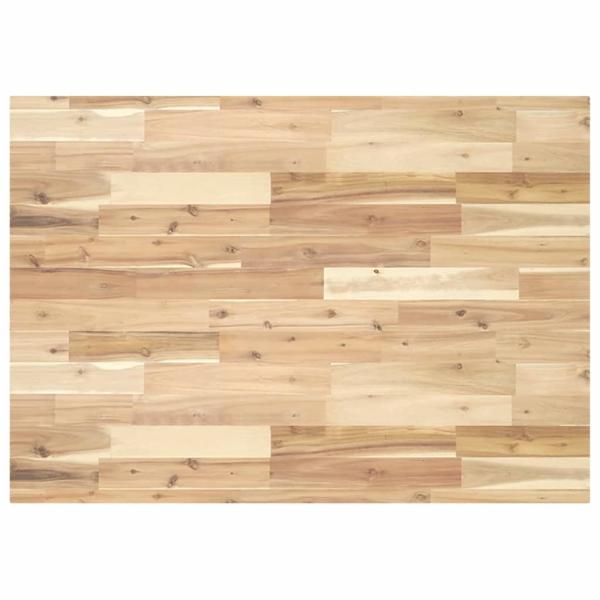 Tischplatte Rechteckig 120x70x4 cm Massivholz Akazie