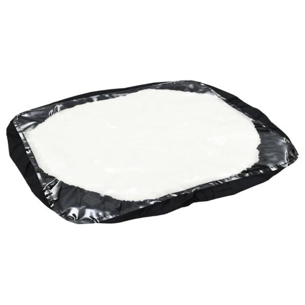 Handstreuwagen Salzstreuer PVC und Stahl 106x73x76 cm 45 L