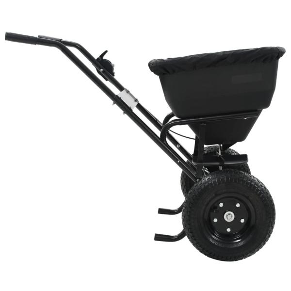 Handstreuwagen Salzstreuer PVC und Stahl 106x73x76 cm 45 L