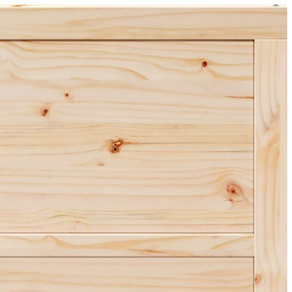 Schiebetür Braun 80 x 208 cm Massivholz Kiefer