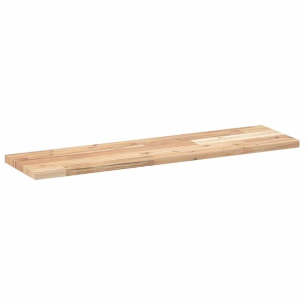 Schweberegale 4 Stk. 80x20x2 cm Massivholz Akazie Unbehandelt