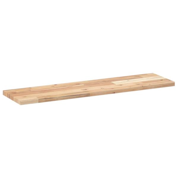 Schweberegale 4 Stk. 80x20x2 cm Massivholz Akazie Unbehandelt